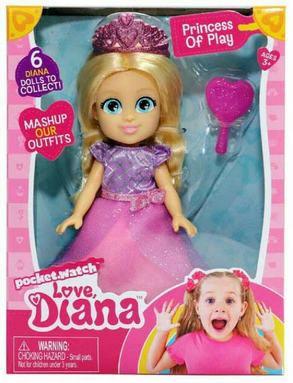 Love Diana Princess of Play Pocket Watch Doll by Headstart YouTube Kids Diana