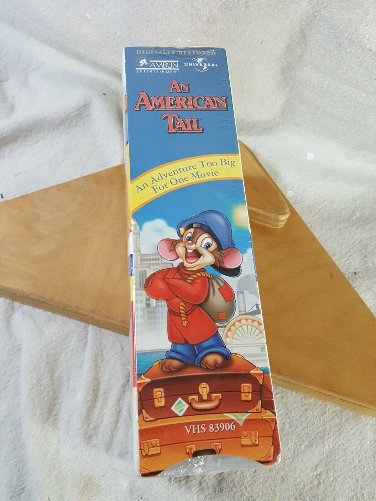 An American Tail Fievel Goes West 1998 Vhs AN AMERICAN TAIL & Fievel Goes West Double Pack w CD-ROM New Sealed VHS