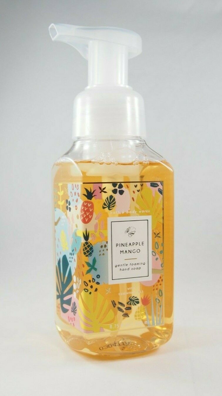 (1) Bath & Body Works Pineapple Mango Gentle Foaming Hand Soap 8.75oz