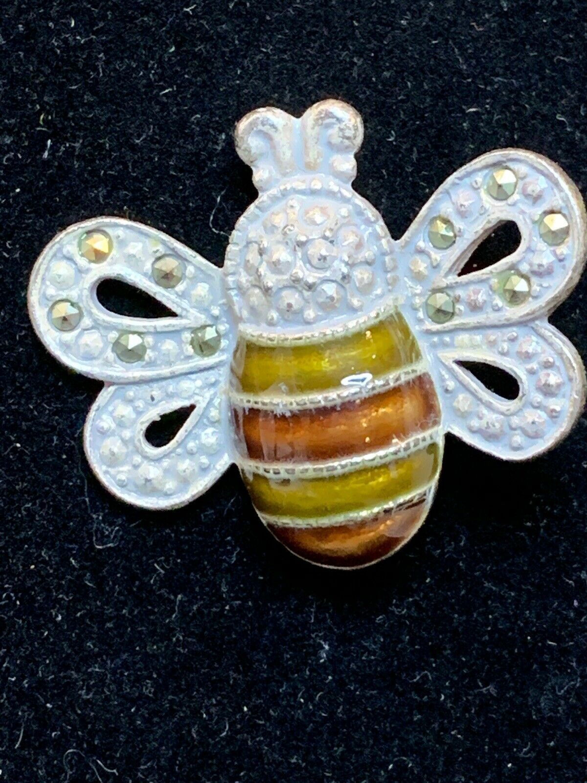 Vintage AAI Silver Tone Bumble Bee Pin With Gift Box Pins, Brooches