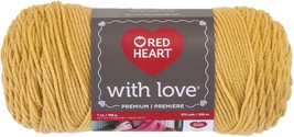 Red Heart With Love Yarn-Cornsilk - $11.06