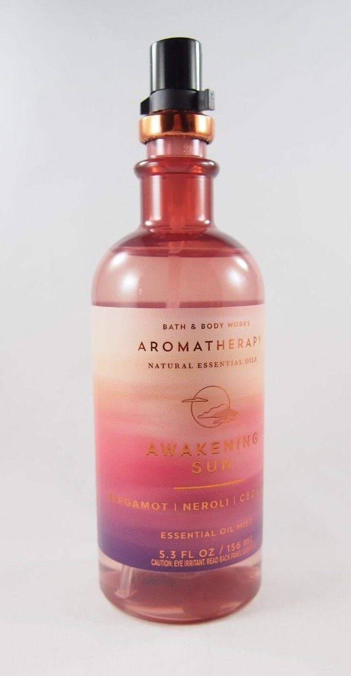 (1) Bath & Body Works Aromatherapy Awakening Sun Neroli Essential Oil Mist 5....