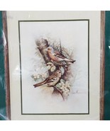 Elsa Williams Counted Cross Stitch Chaffinch Birds 02041 10&quot;x14&quot; Made in... - $24.75