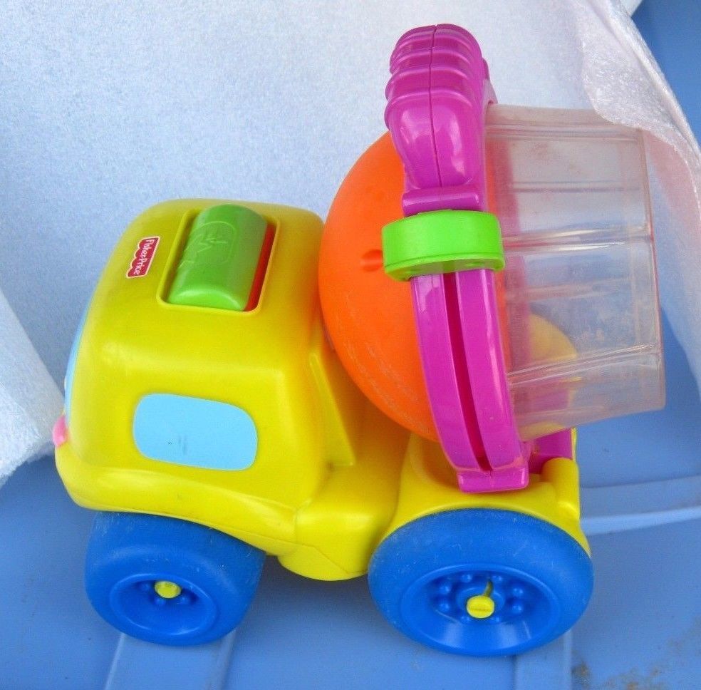 FISHERPRICE CEMENT MIXER yellow orange blue and green Contemporary