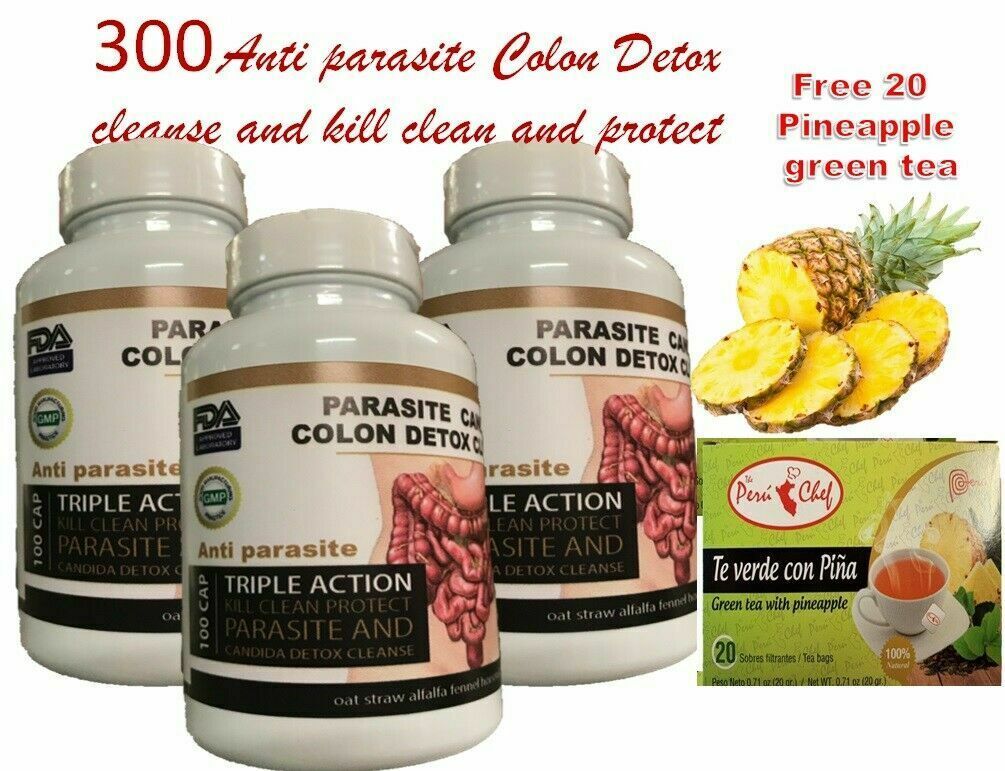 300 Parasite Cleanse DETOX Liver Colon Yeast Blood KILL & COLON