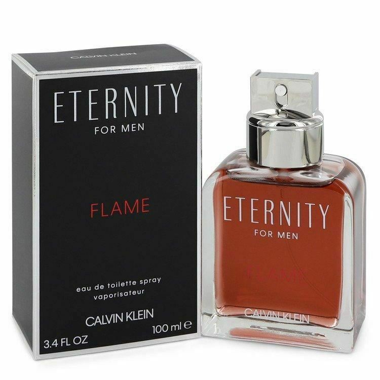 Cologne Eternity Flame by Calvin Klein 3.4 oz Eau De Toilette Spray for Men