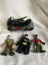Imaginext DC Super Friends COMMISSIONER GORDON ROBIN BATMAN Figures  - $24.99