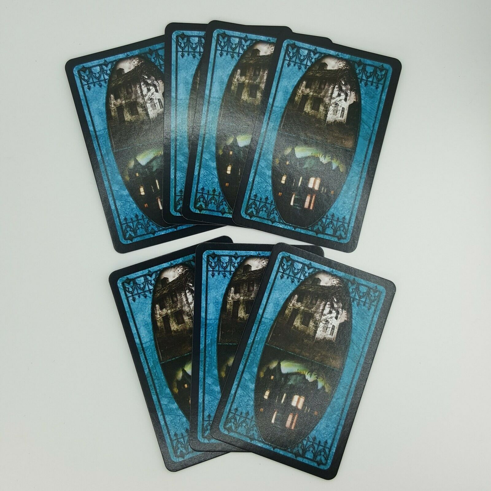Arkham Horror Call Cthulhu Replacement Ancient One 7 Blue Location Cards Game - $9.99