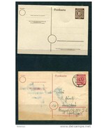 Germany 1946 2 Postal Stationary Cards Unused/Unused Numerical - $2.97