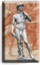 Michelangelo David Naked Statue Phone Telephone Nwall Plate Art Cover Room Decor - $12.08