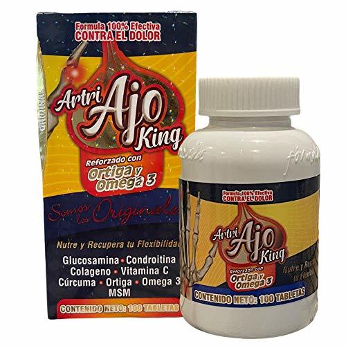 New Improved Formula Artri AJO King Ortiga & Omega 3 Dolor Joint Support Suppl Vitamins