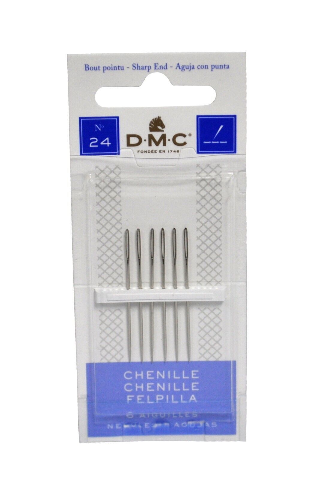 DMC Chenille Sharps Needles Size 24 Embroidery & Cross Stitch