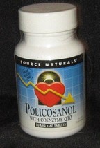 Cardiovascular Health Source Naturals Policosanol CoQ10 Enzyme Health 10MG 60CT - $12.27