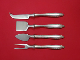 Michele by Wallace Sterling Silver Cheese Serving Set 4 Piece HHWS  Custom - $286.11