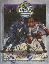 2011 Pittsburgh Penguins Team Signed Winter Classic Program Sidney Crosby JSA image 1