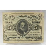 1863 5 Cents 3rd Issue Fractional Currency Note FR 1238 CH CU PC-645 - $137.61