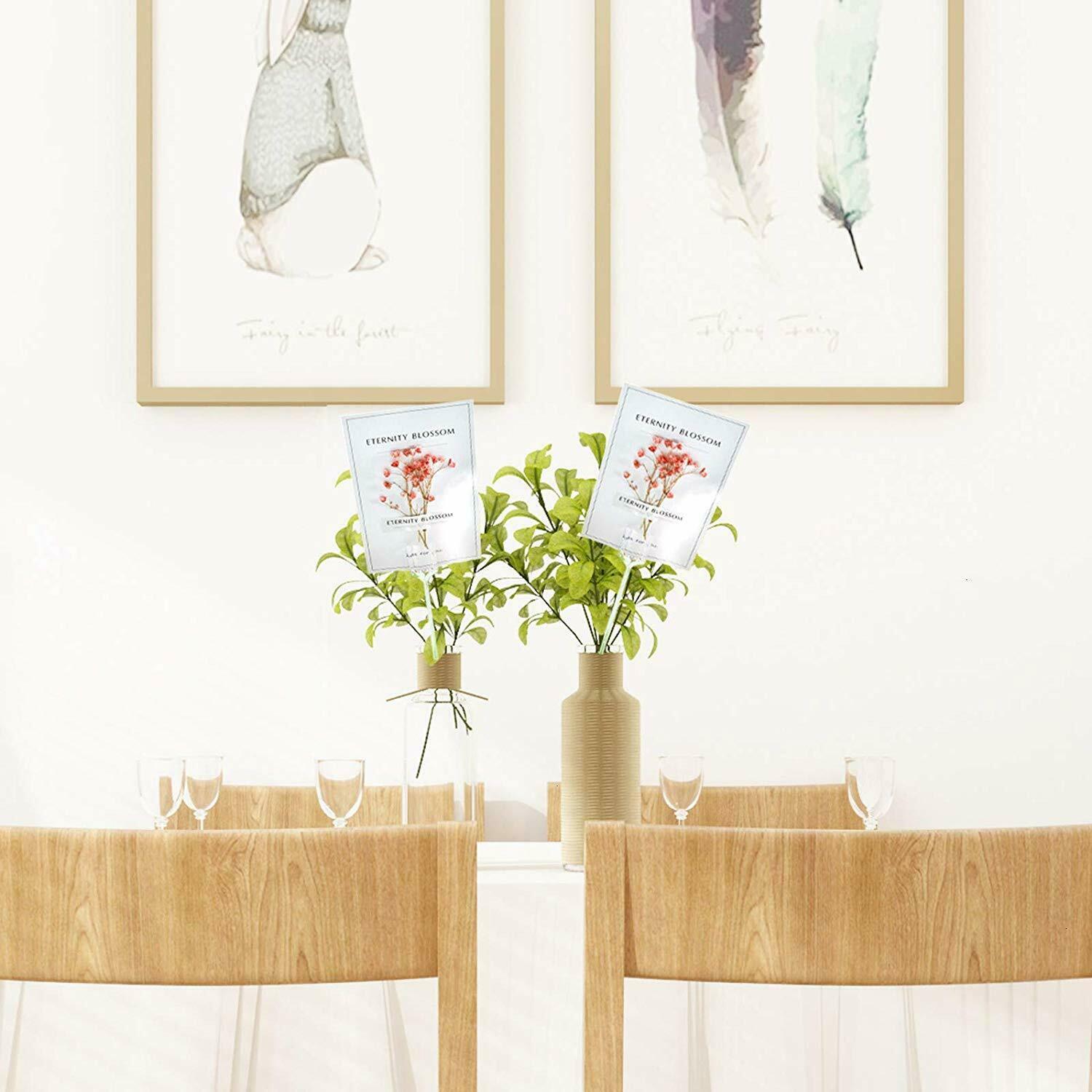 1000pcs Clear Plastic Floral Picks Card Holders Floral Arrangement