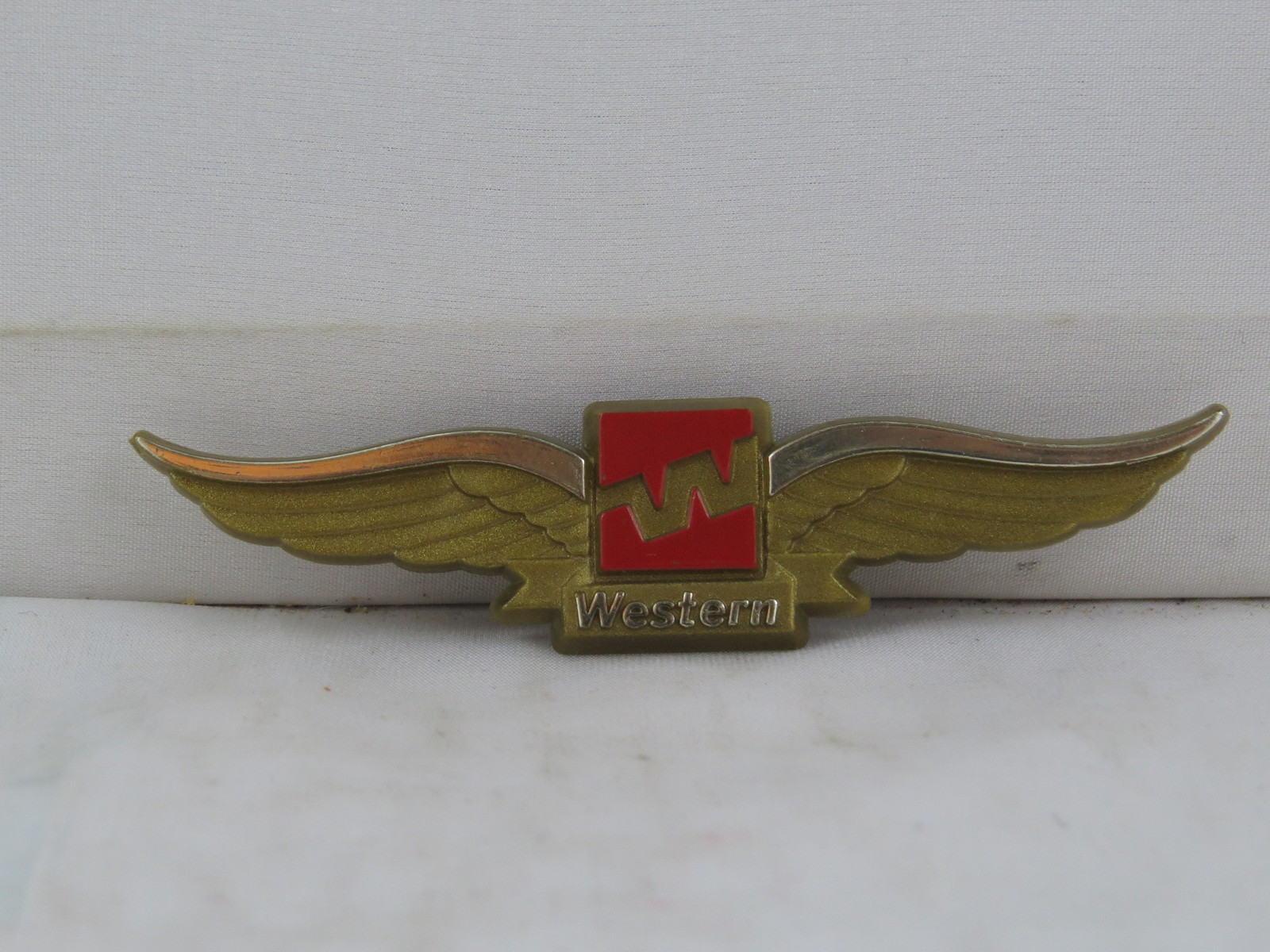 Vintage Airline Pin - Western Airlines Pilots Wings Kids Promo ...