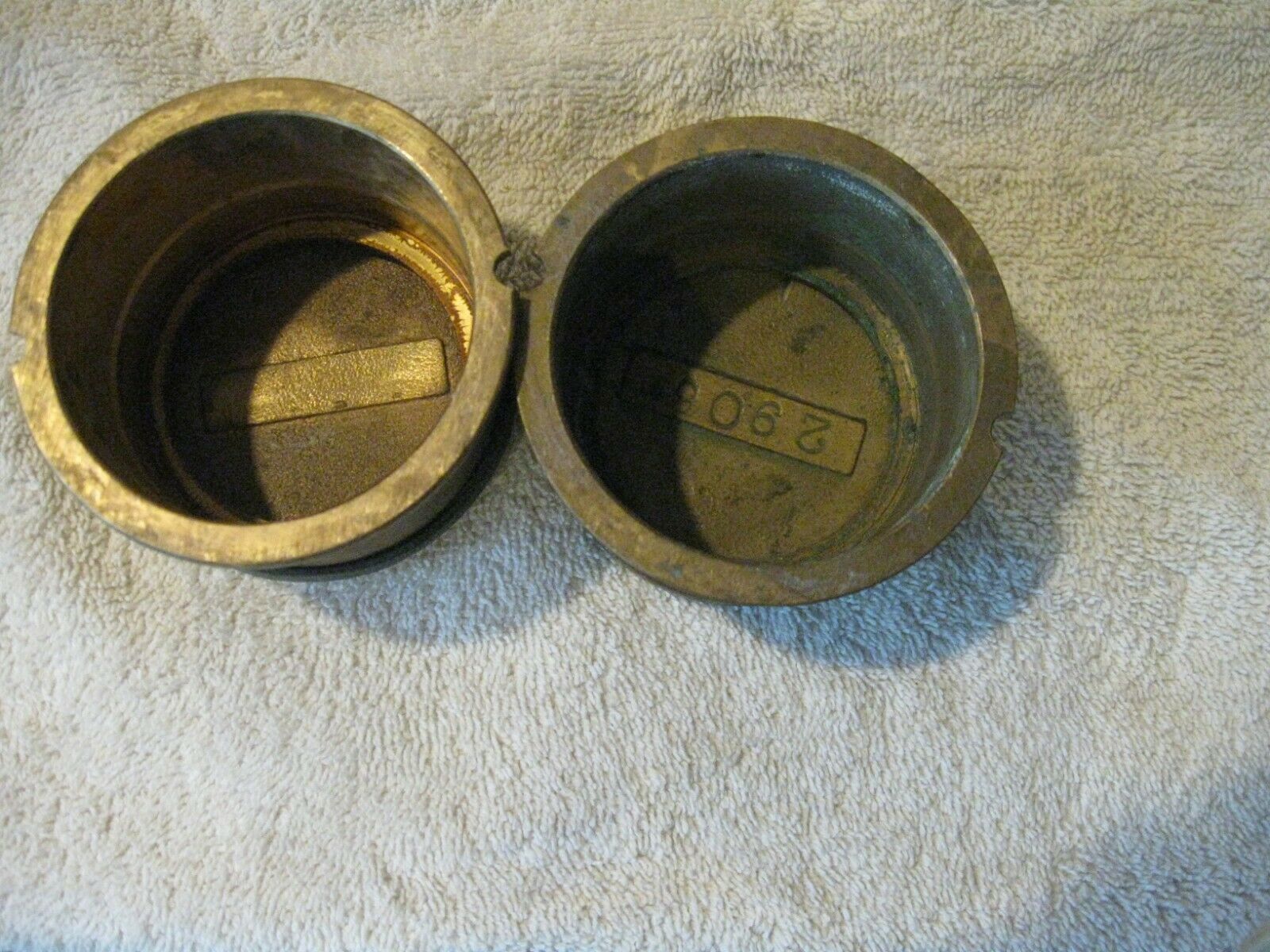 Neptune Meter Co Trident Water Meter Cap Cover New York 3" diam. Set of