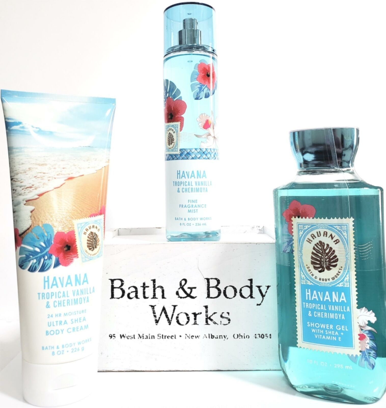 Bath & Body Works Havana Tropical Vanilla & Chenimoya Lotion, Mist