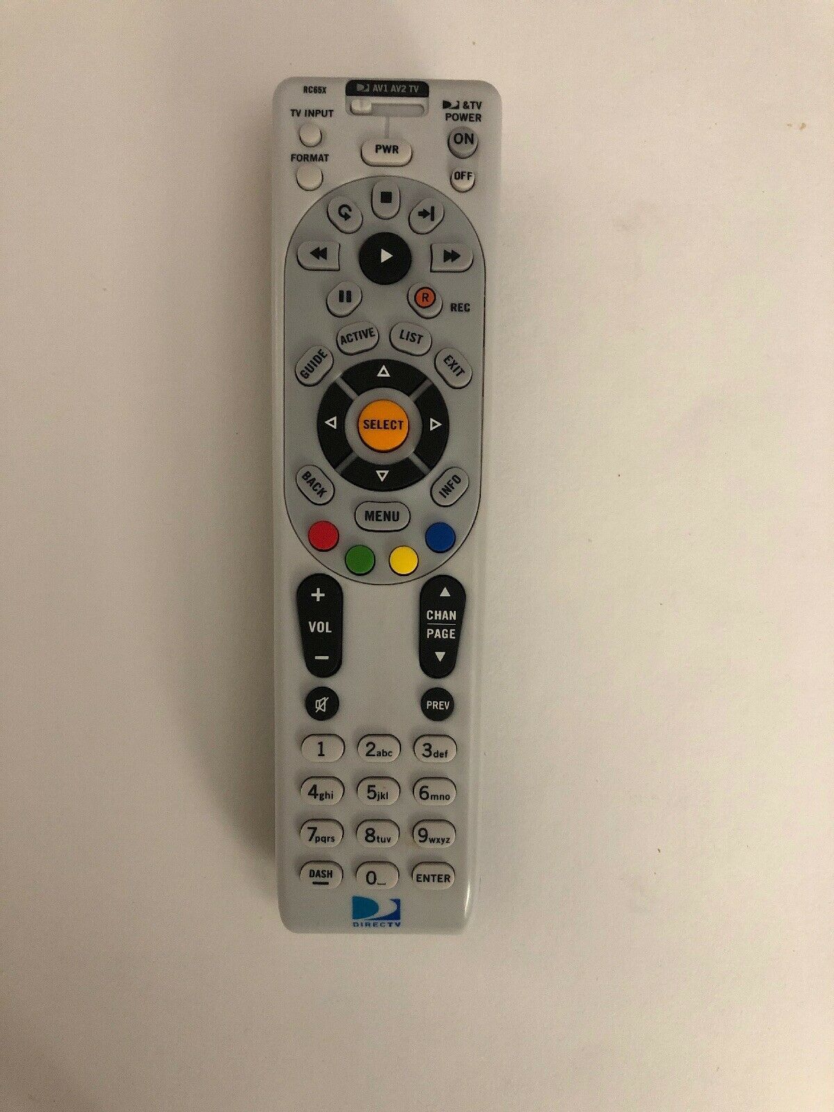 DirecTV RC65X UHF RF UNIVERSAL REMOTE CONTROL RF-XMP Direct TV SHIP N ...