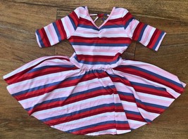 NEW Dot Dot Smile BALLERINA Twirly Dress 3//4 SLEEVE Knit Girl Kids Pink Hearts