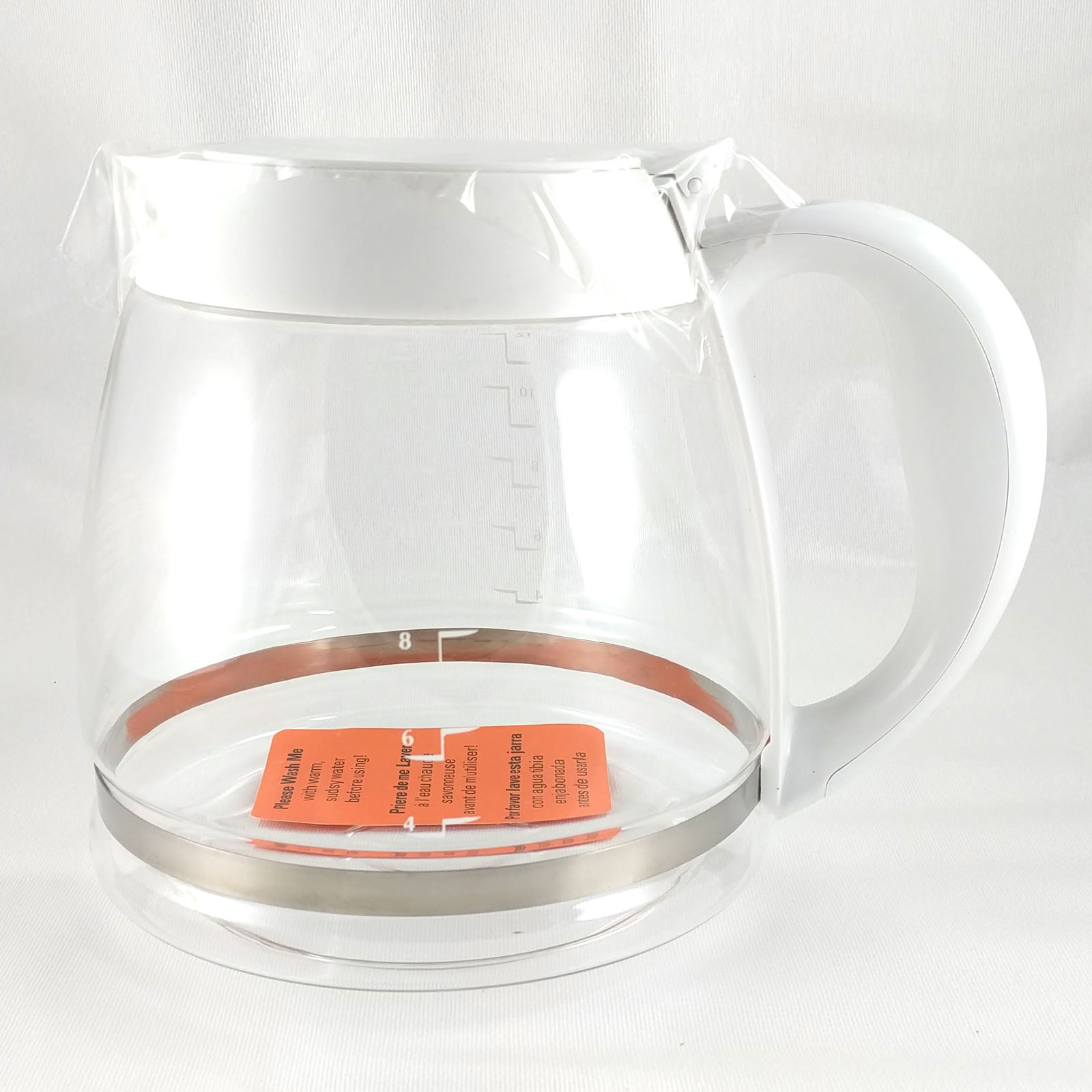 Black & Decker GC2000 SmartBrew Replacement Coffee Pot Carafe White 12