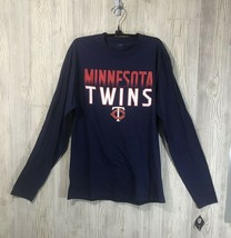 Genuine Merch Minnesota Twins Mens Multicolored Longsleeve Tee Size M ML... - $11.87