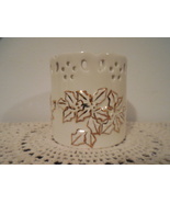 votive candle holder Baum Bros Formalities gold ivory tealight holder ca... - $15.00