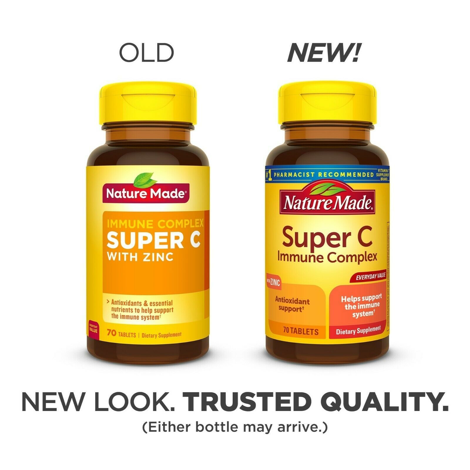 Nature Made Super C Immune Complex Tablets with Vitamin C, D and Zinc
