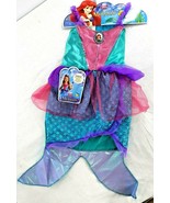 Disney Princess Costume The Little Mermaid Ariel Fin Dress  NWT Girls Si... - $23.51