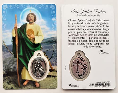 St. Jude Prayer Card in Spanish San Judas Tadeo
