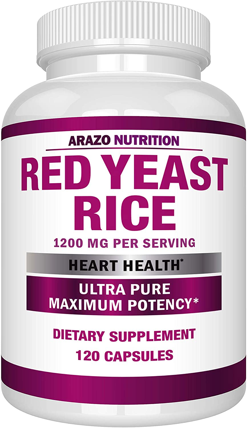 Red Yeast Rice Extract 1200 mg Citrinin Free Supplement Vegetarian