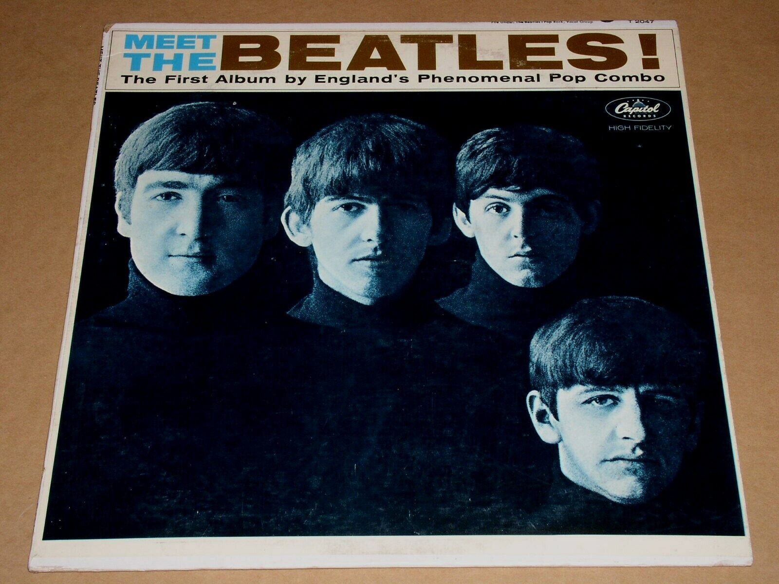 The Beatles Meet The Beatles! Record Album Vinyl Vintage Capitol MONO ...