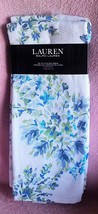 NWT Ralph Lauren Kitchen Towel Set White Blue Green Floral Terry Cloth B... - $22.46