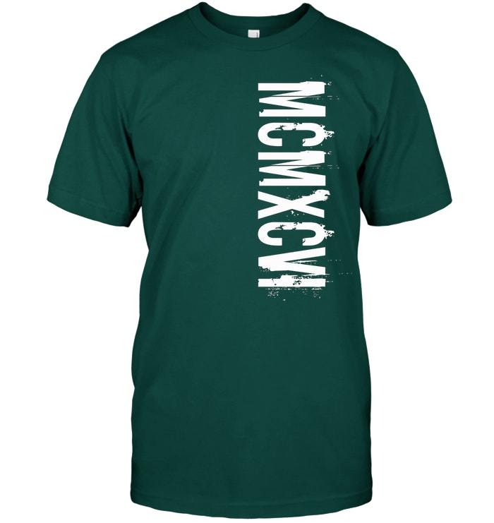 21st Birthday Shirt Year 1996 in Roman Numerals MCMXCVI ...