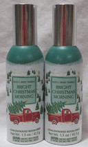 Bath & Body Works Concentrated Room Spray Lot Set Of 2 Bright Christmas Morning - $28.01