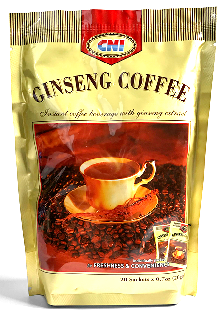 CNI Instant Ginseng Coffee 20 Sachets x 20 g ( Pack of 5 )~FREE FAST ...