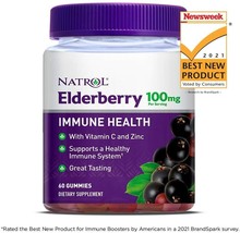 Immune Health 60 Gummies Elderberry, Zinc, Vitamin  C . EXP:09/2022 - $9.89