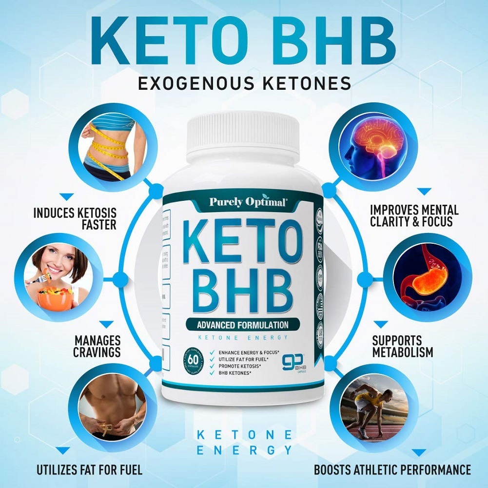 Purely Optimal Premium Keto BHB Advanced Formulation Ketone Energy 60