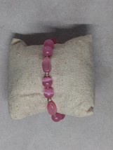 Pink Cats Eye Stretch Bracelet - $15.99