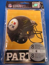 Pittsburgh Steelers NFL Pro Football Sports Party Invitations & Thank You Notes - $10.66