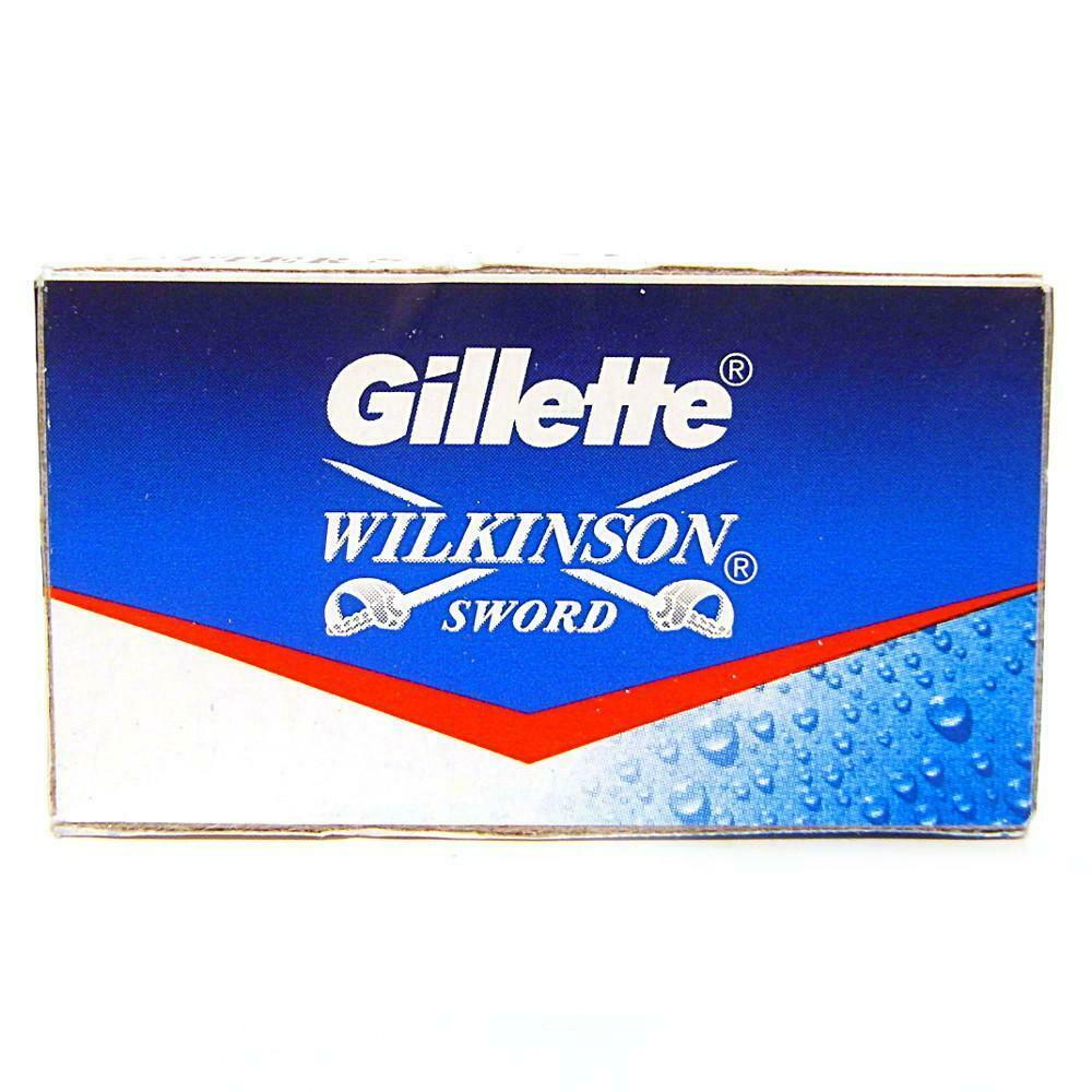50PCS GILLETTE WILKINSON SWORD RAZOR BLADES SAFETY DOUBLE EDGE Men's