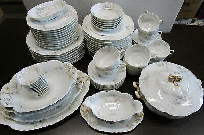 Primary image for Haviland & Co Limoges Schleiger 70a Place Setting for 6 & Extras Total 78 Pieces