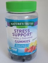 10/2022 ~1 Natures Truth STRESS SUPPORT 48 Gummies GABA L-Theanine  48 count image 1