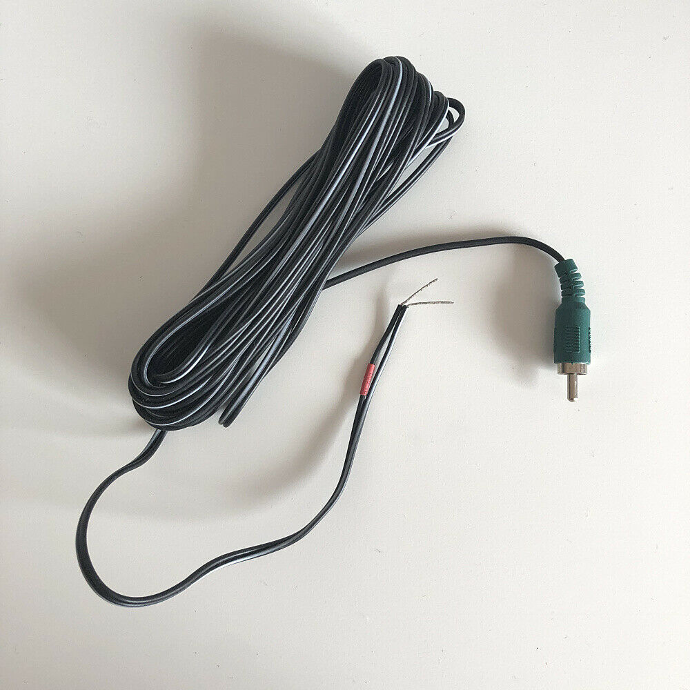 Replacement repair Speaker Bare Wire cable 16ft With RCA Plug to Stripped Ends Audio Cables