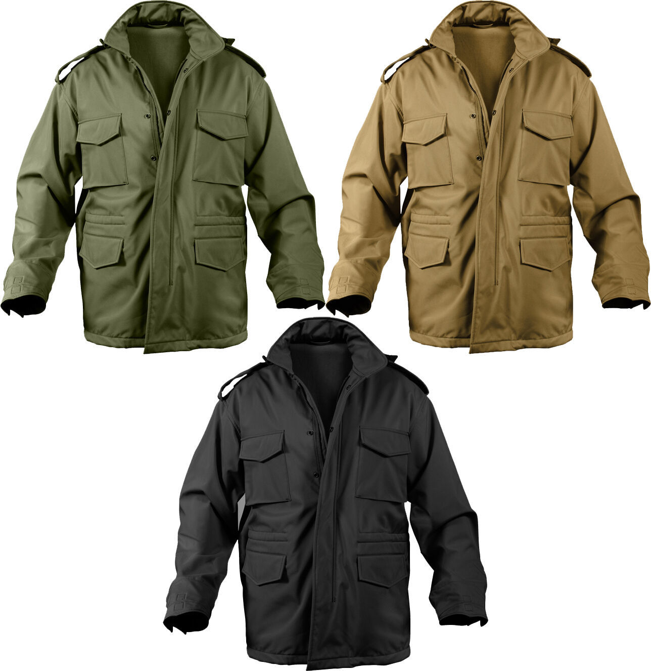 Soft Shell Waterproof Tactical Jacket Army M65 Military Light M65 Field Coat Men's Clothing