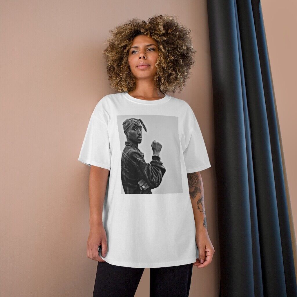 Women's Champion Cotton T-Shirt, Women's, Tupac Shakur