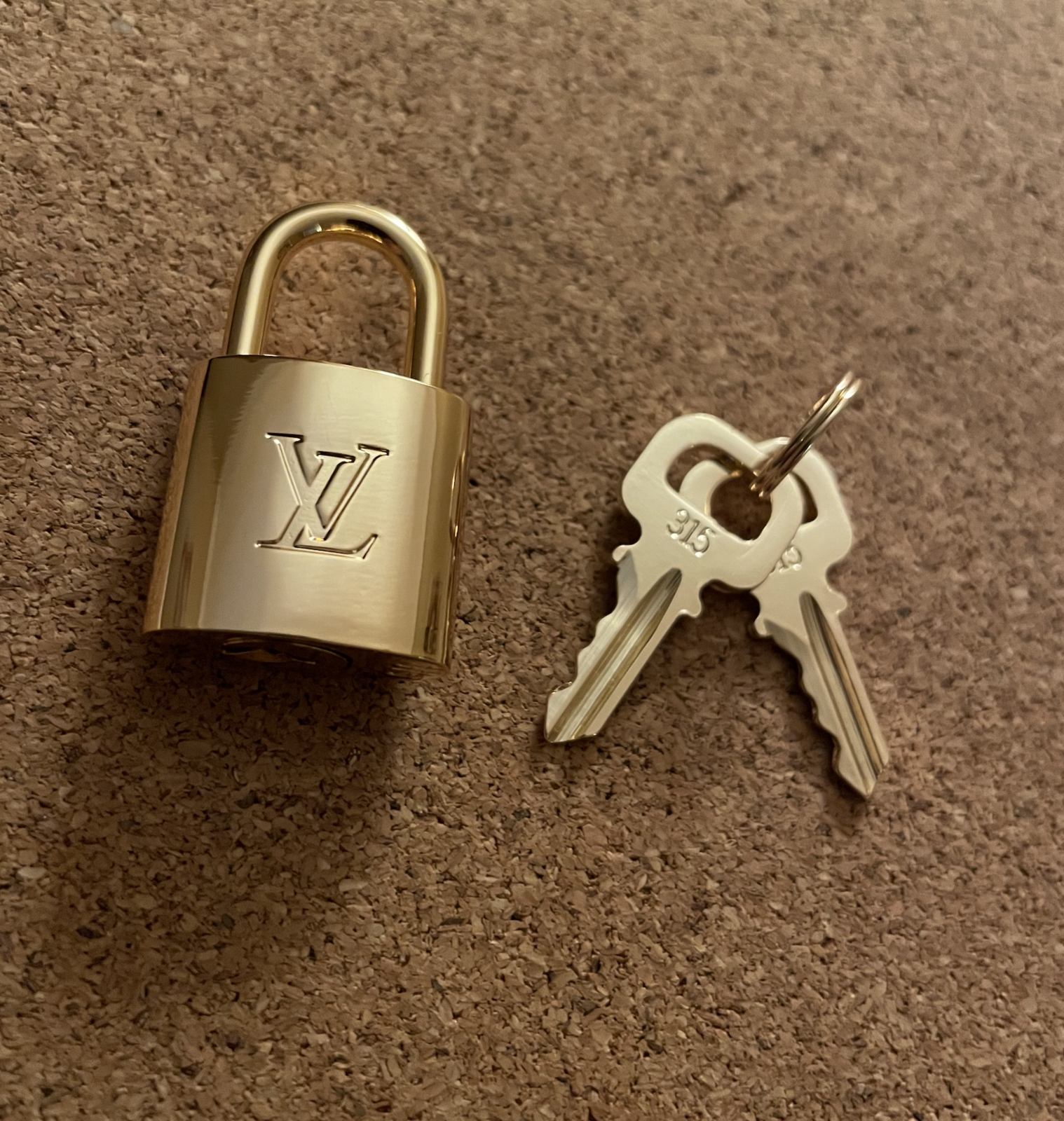NEW Louis Vuitton Lock with 2 Keys