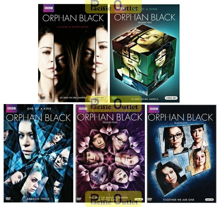 Orphan Black Complete Series Seasons 1 2 3 4 & 5 DVD Collection New Set ...